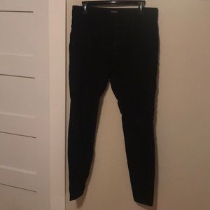 Black High Waisted Skinny Jeans - Size 10